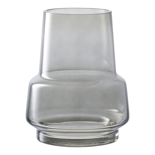 [4441786] Vase en verre gris fumé