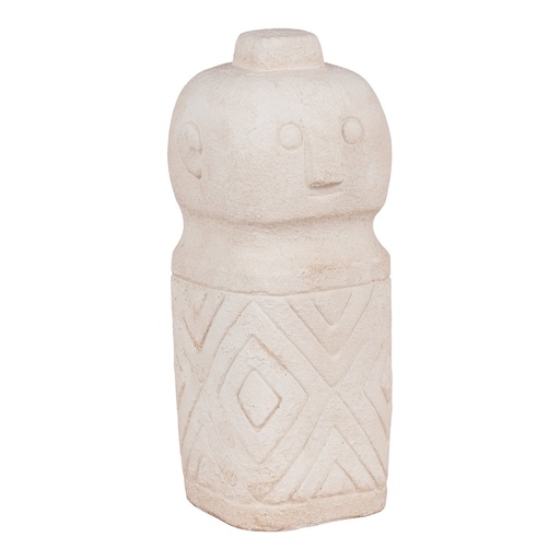 [4441771] Statuette de décoration en ciment - 15 cm