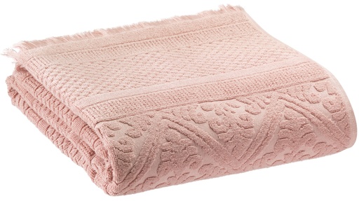 Maxi serviette de douche Zoé en éponge jacquard