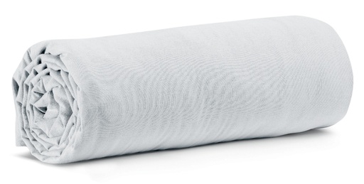 [8485010000] Drap housse Calita Blanc 140x190 bonnet 30 cm