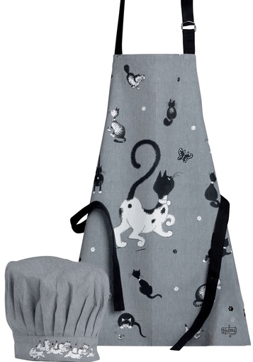 [2213090102] Tablier de cuisine et toque enfant Dubout