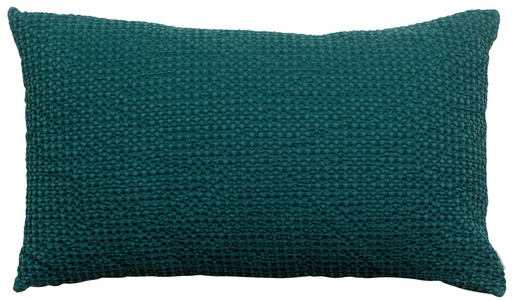 Coussin recyclé Maia Pétrole