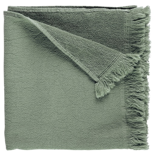 [4139025000] Serviette de toilette Luna Détox green en coton bio
