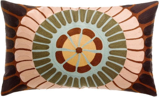 Coussin brodé Zeno Forêt